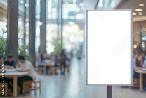 Wallpaper Mural Blank Billboard, Modern Library Mockup Torontodigital.ca