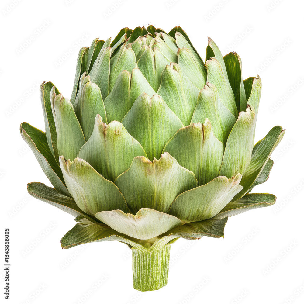Stunning Artichoke Close-Up on Black Background Stunning Artichoke Close-Up on Black Background