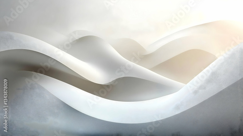 Wallpaper Mural A unique visual of fluid metallic textures infused with swirling, luminous rainbow highlights, creating a surreal, mesmerizing effect. Torontodigital.ca