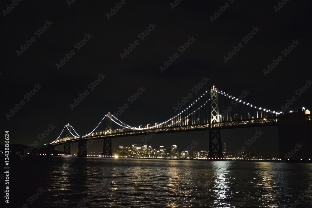 Fototapeta premium Iconic Bridge at Night