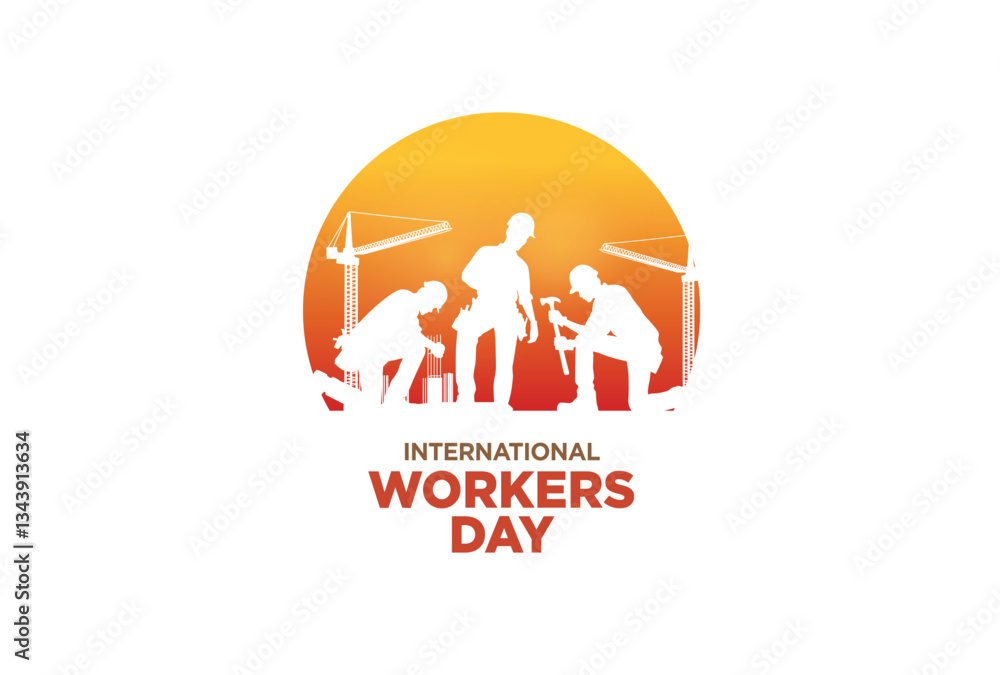 happy Workers day or international Labor day concept background. labor day and may day celebration design.
happy Workers day or international Labor day concept background. labor day and may day celebration design.