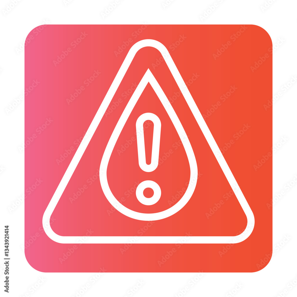 Water crisis line black icon. Vector isolated button. Water crisis line black icon. Vector isolated button.