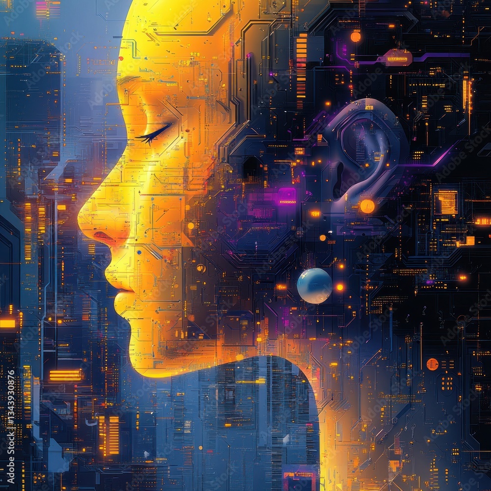 AI Tenant Screening Digital Interaction Abstract Vector Illustration AI Tenant Screening Digital Interaction Abstract Vector Illustration