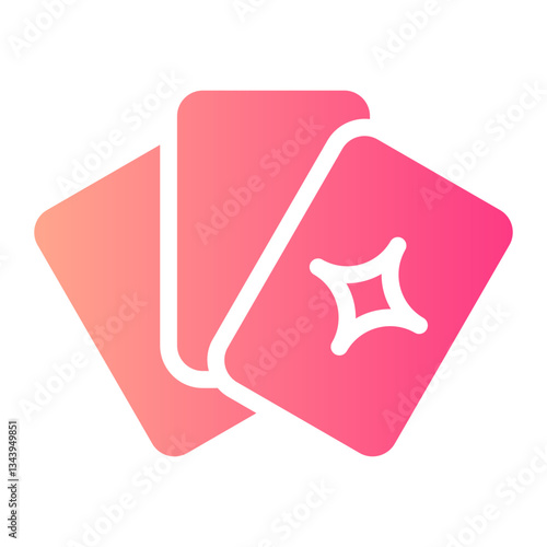 magic cards gradient icon