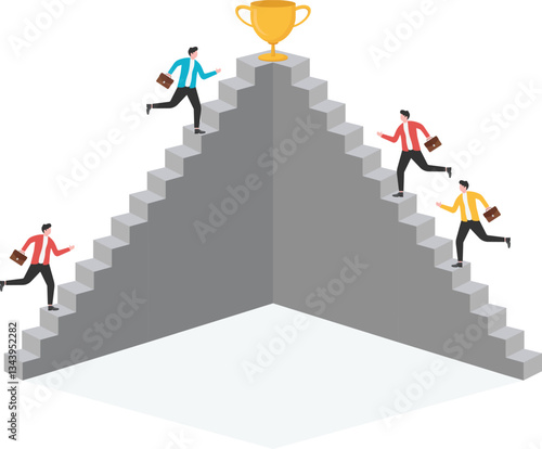 Business target and strategy, the way forward stock

