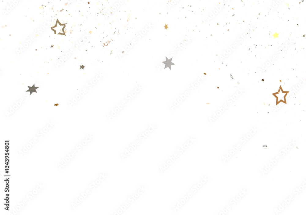 Sparkling Stars on a Black Background Sparkling Stars on a Black Background