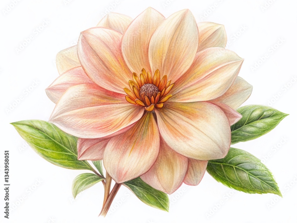 Exquisite Botanical Sketch: Detailed Flower Drawing, Elegant Floral Illustration, Fine Art Print Exquisite Botanical Sketch: Detailed Flower Drawing, Elegant Floral Illustration, Fine Art Print