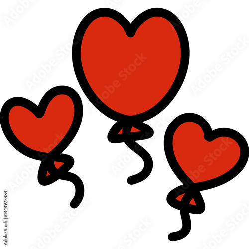 set of hearts