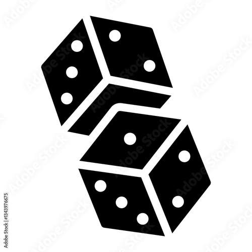 dice glyph icon