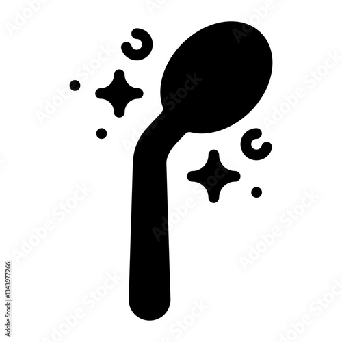 spoon glyph icon