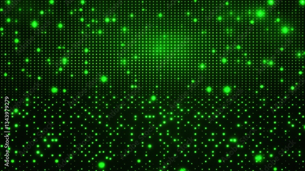 Abstract neon green digital matrix texture with scattered dots and a glowing cyber grid, ideal for technology-themed projects. Abstract neon green digital matrix texture with scattered dots and a glowing cyber grid, ideal for technology-themed projects.