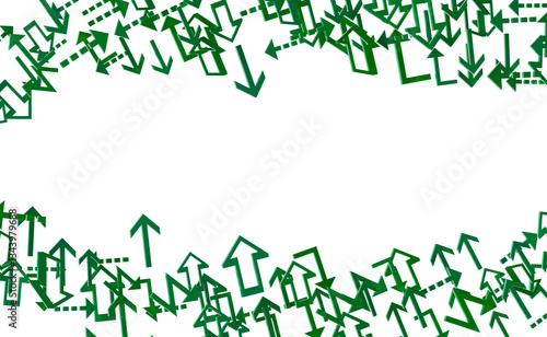 Wallpaper Mural Abstract Green Arrows Background Torontodigital.ca