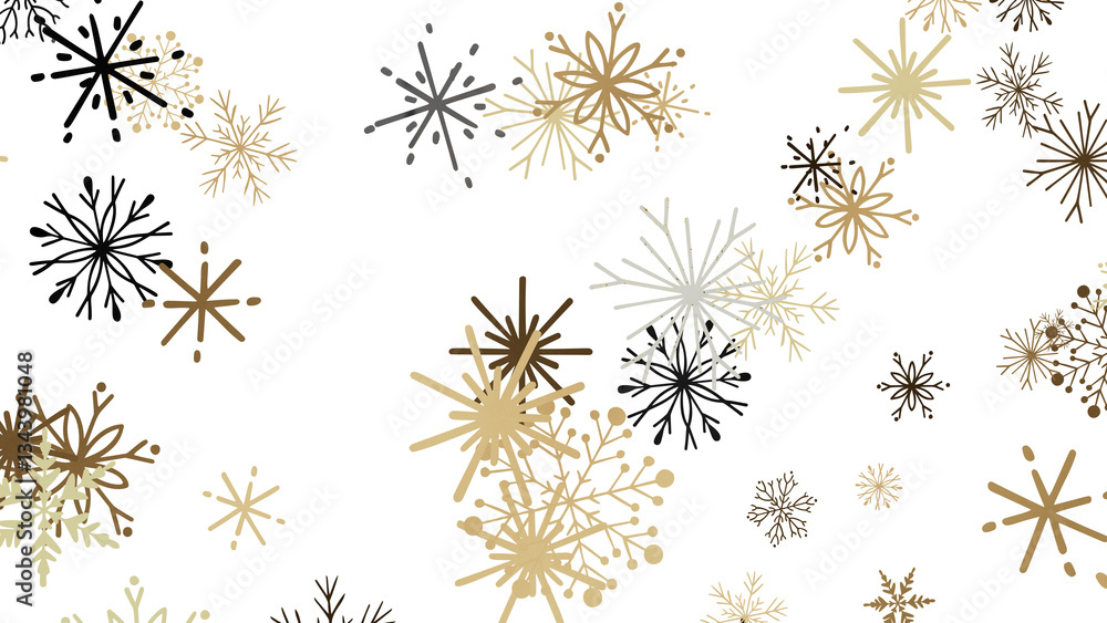 Enchanting Snowfall: Spectacular 3D Illustration Showcasing Falling Holiday Snowflakes Enchanting Snowfall: Spectacular 3D Illustration Showcasing Falling Holiday Snowflakes
