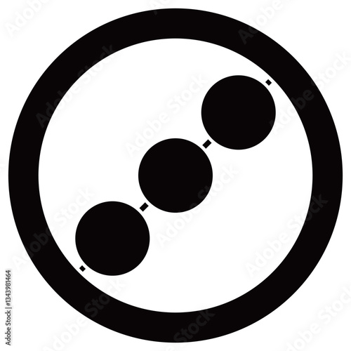 家紋です。丸に三つ串団子といいます。