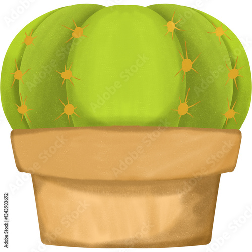 green grass in a pot