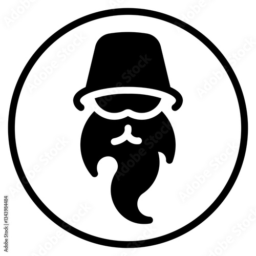 magician glyph icon