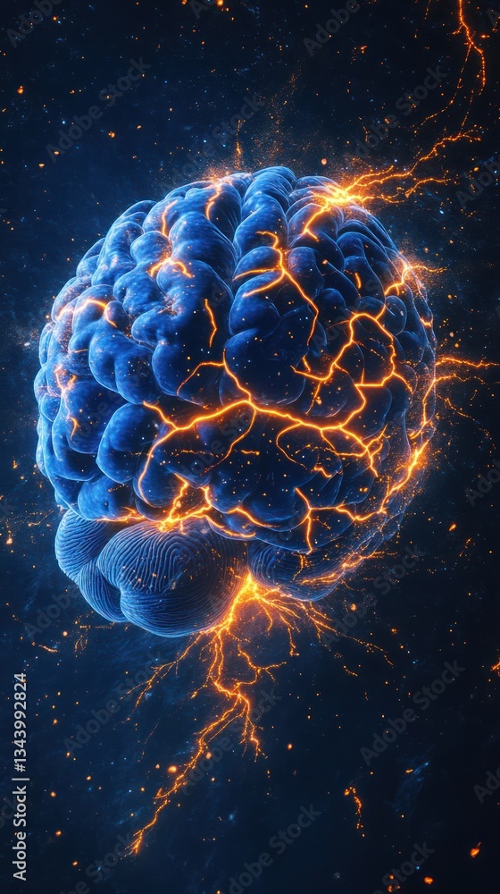 Energetic brain in space Energetic brain in space