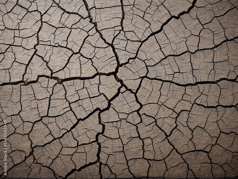 High-Resolution Cracked Earth & Weathered Wood Texture Pattern Background High-Resolution Cracked Earth & Weathered Wood Texture Pattern Background