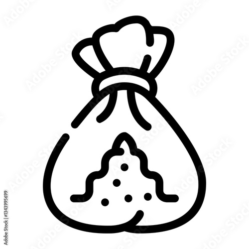 magic dust line icon