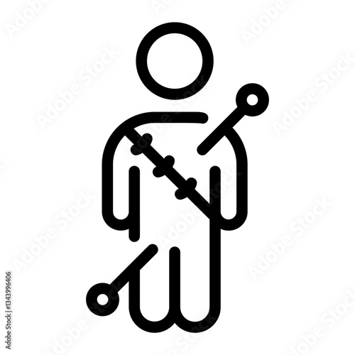 voodoo line icon