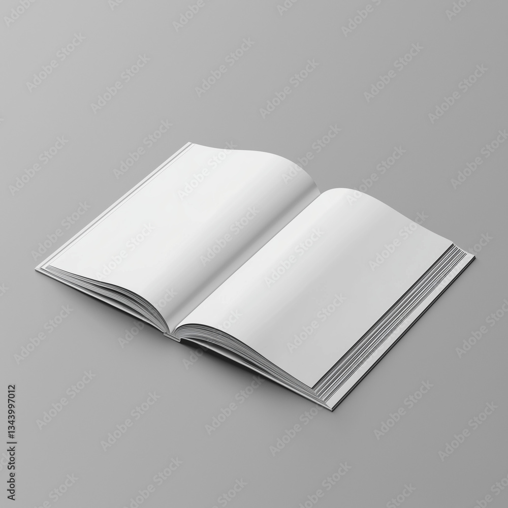 Brochure and Magazine Mockup on gray background Brochure and Magazine Mockup on gray background