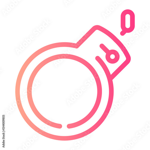 handcuffs gradient icon