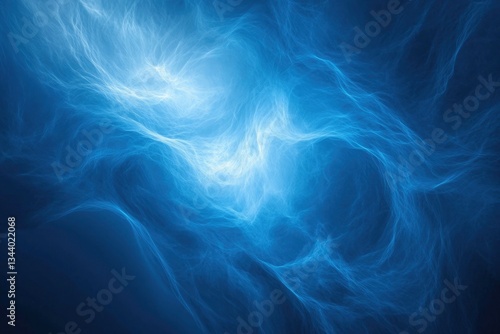 Wallpaper Mural Abstract digital art showcasing vibrant blue energy patterns. Torontodigital.ca