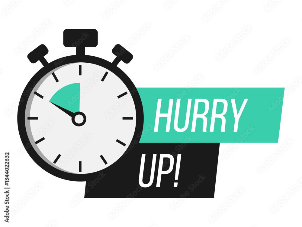 Limited offer. Sale countdown badge. Limited time only discount promotion. Vector illustration Limited offer. Sale countdown badge. Limited time only discount promotion. Vector illustration