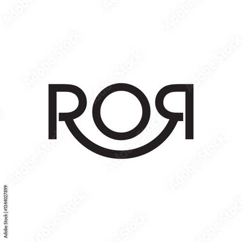 The ROR Letter Logo is a bold and modern design, ideal for businesses, tech brands, and startups. With a sleek and professional look, it enhances brand identity and represents innovation and strength.