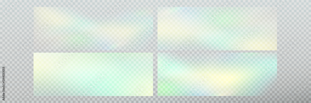 Rainbow light prism effect, transparent background. Hologram reflection, crystal flare leak shadow overlay. Rainbow light prism effect, transparent background. Hologram reflection, crystal flare leak shadow overlay.