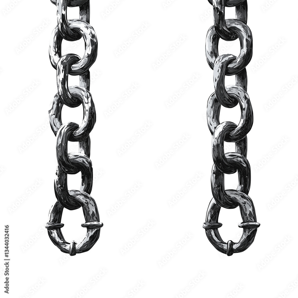 Obraz premium chain, Transparent background