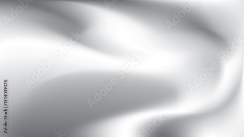 Abstract white and gray gradient background. Vector illustration.