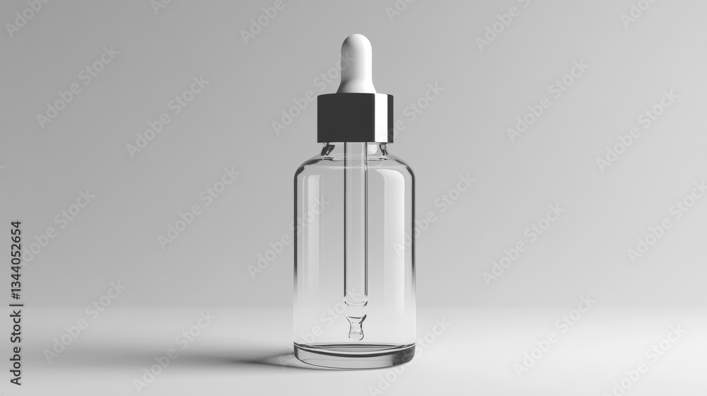 Cosmetic amber dropper bottle with pipette mockup for serum or oil. 3d black and white eyedropper mock up. Clear realistic medical glass flask with essence or lotion jar product template design Cosmetic amber dropper bottle with pipette mockup for serum or oil. 3d black and white eyedropper mock up. Clear realistic medical glass flask with essence or lotion jar product template design