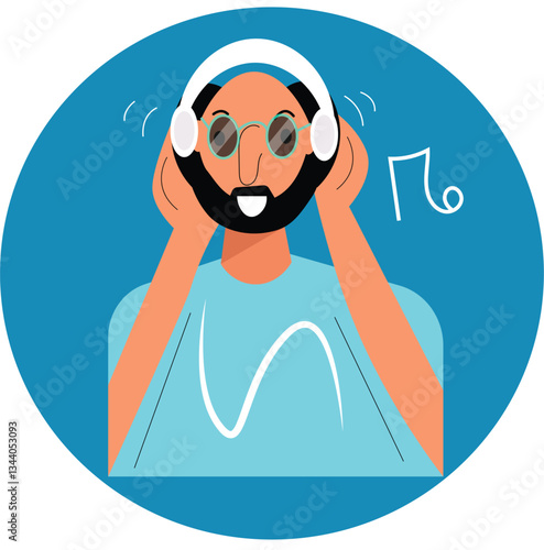 Dj boy vector music character new unique latest 