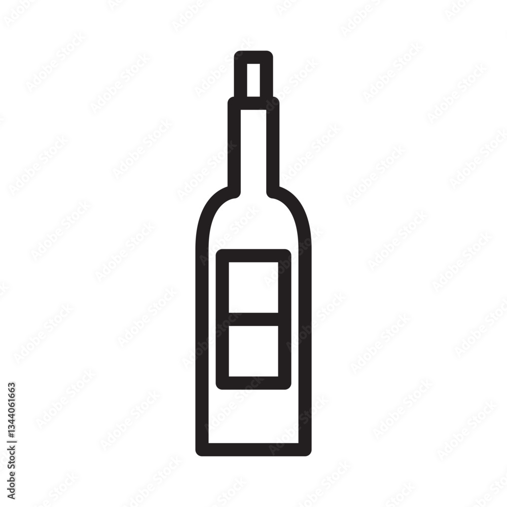 wine bottle vector illustration wine bottle vector illustration