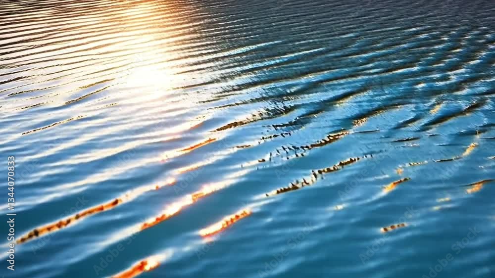 Water Ripple Effect 4k Calm Water Ripple Background Loop | Realistic Water Surface Effect in ...