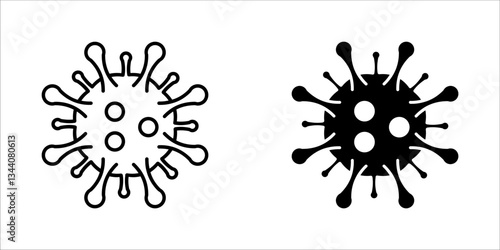 Antibacterial icon set. Antibacterial icon for web design, Isolated on white background.