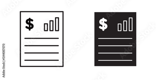 financial report icon