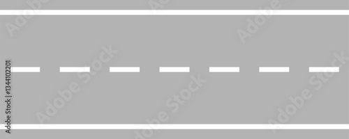 道路のシームレスパターンのイラスト