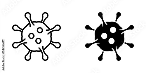 Antibacterial icon set. Antibacterial icon for web design, Isolated on white background.