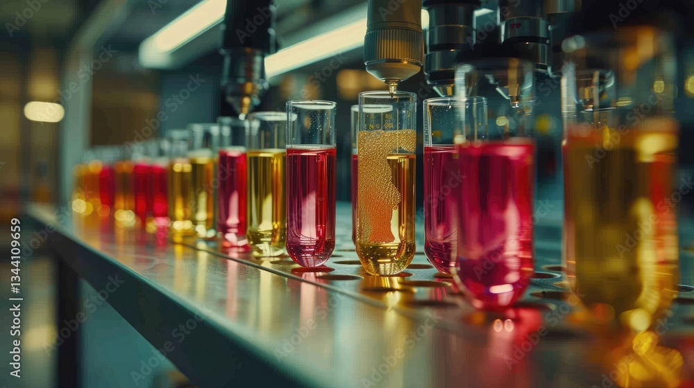Automated liquid dispensing in a lab