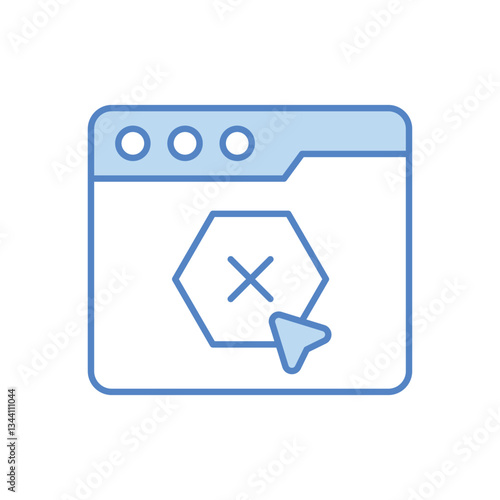 Ad Blocker vector icon