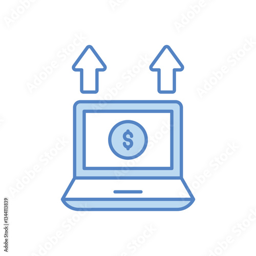Online Business vector icon