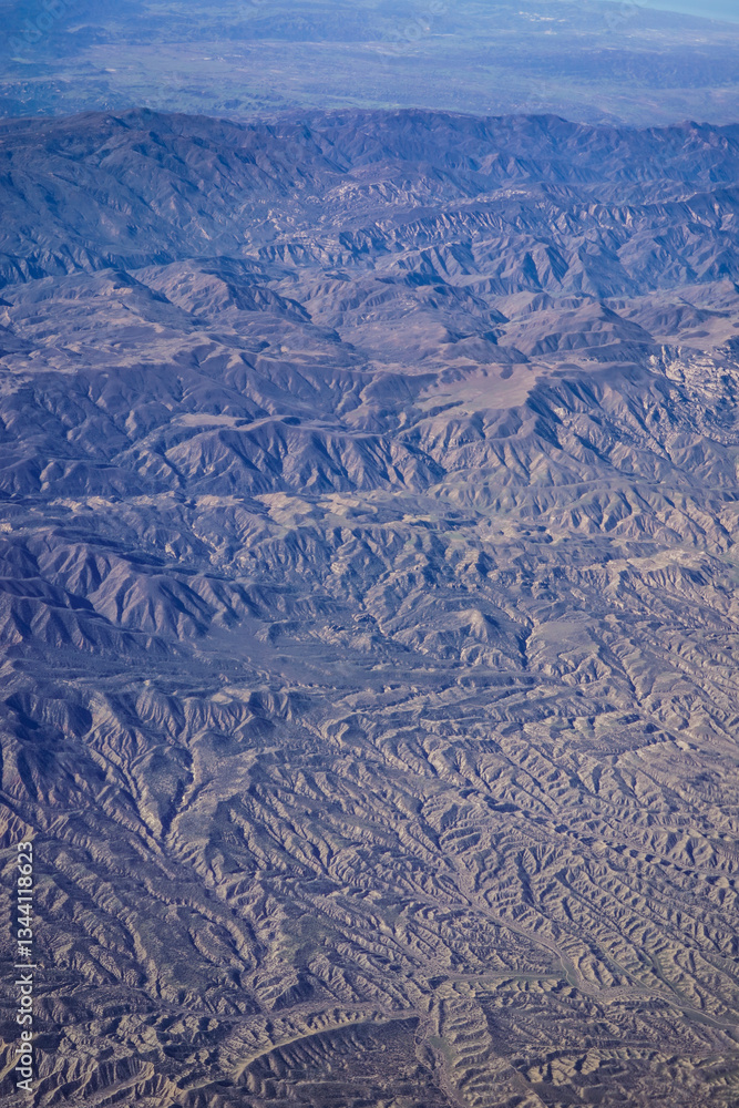 アメリカ西部の山脈風景