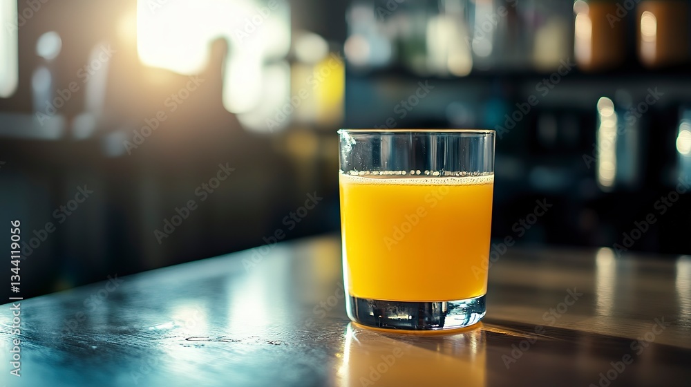 Refreshing post-workout recovery drink placed on a wooden table in a bright gym setting Refreshing post-workout recovery drink placed on a wooden table in a bright gym setting