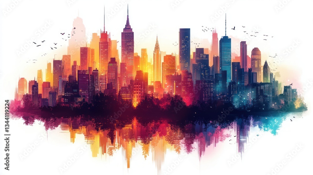 Fototapeta premium Travel Vacation Tour Illustration for World Tourism Day September