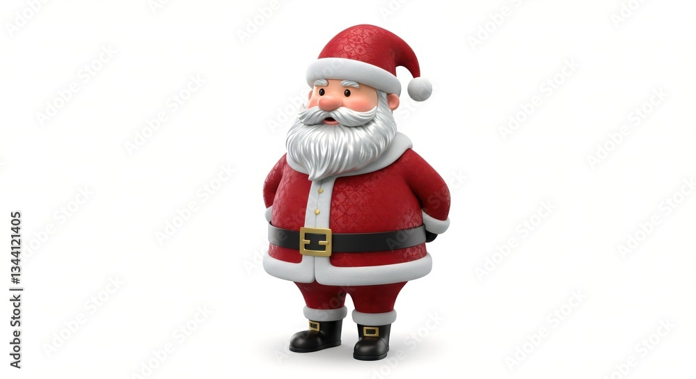 Festive Santa Claus Illustration for Christmas Celebrations and Holiday Decorations, Featuring Classic Red Suit and Beard. Festive Santa Claus Illustration for Christmas Celebrations and Holiday Decorations, Featuring Classic Red Suit and Beard.