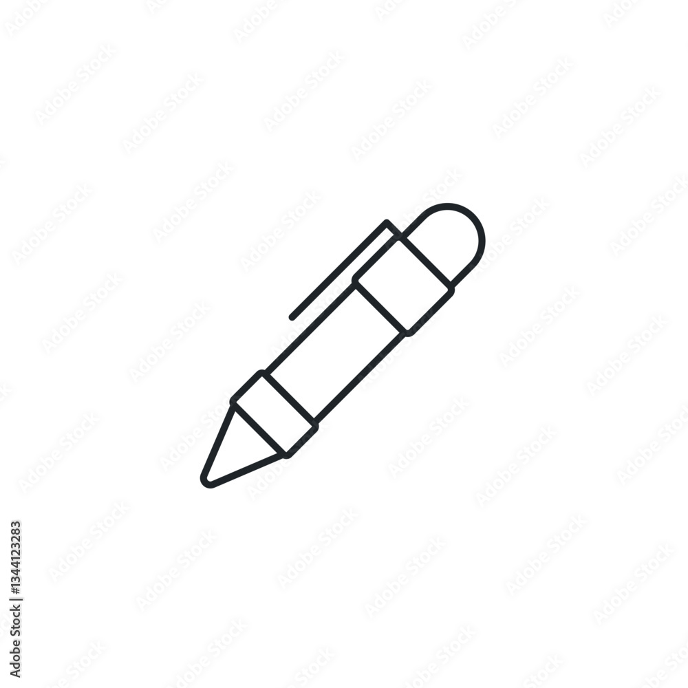 Pen icon symbol vector illustration isolated on white background Pen icon symbol vector illustration isolated on white background