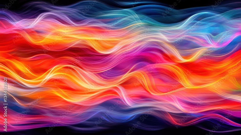 Vibrant abstract wavy lines background Vibrant abstract wavy lines background
