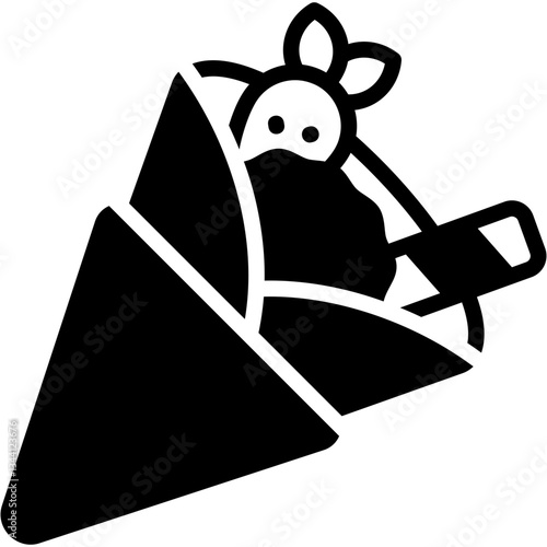 Crepes glyph icon